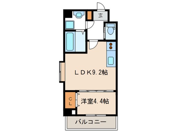 テングッド藤崎の物件間取画像